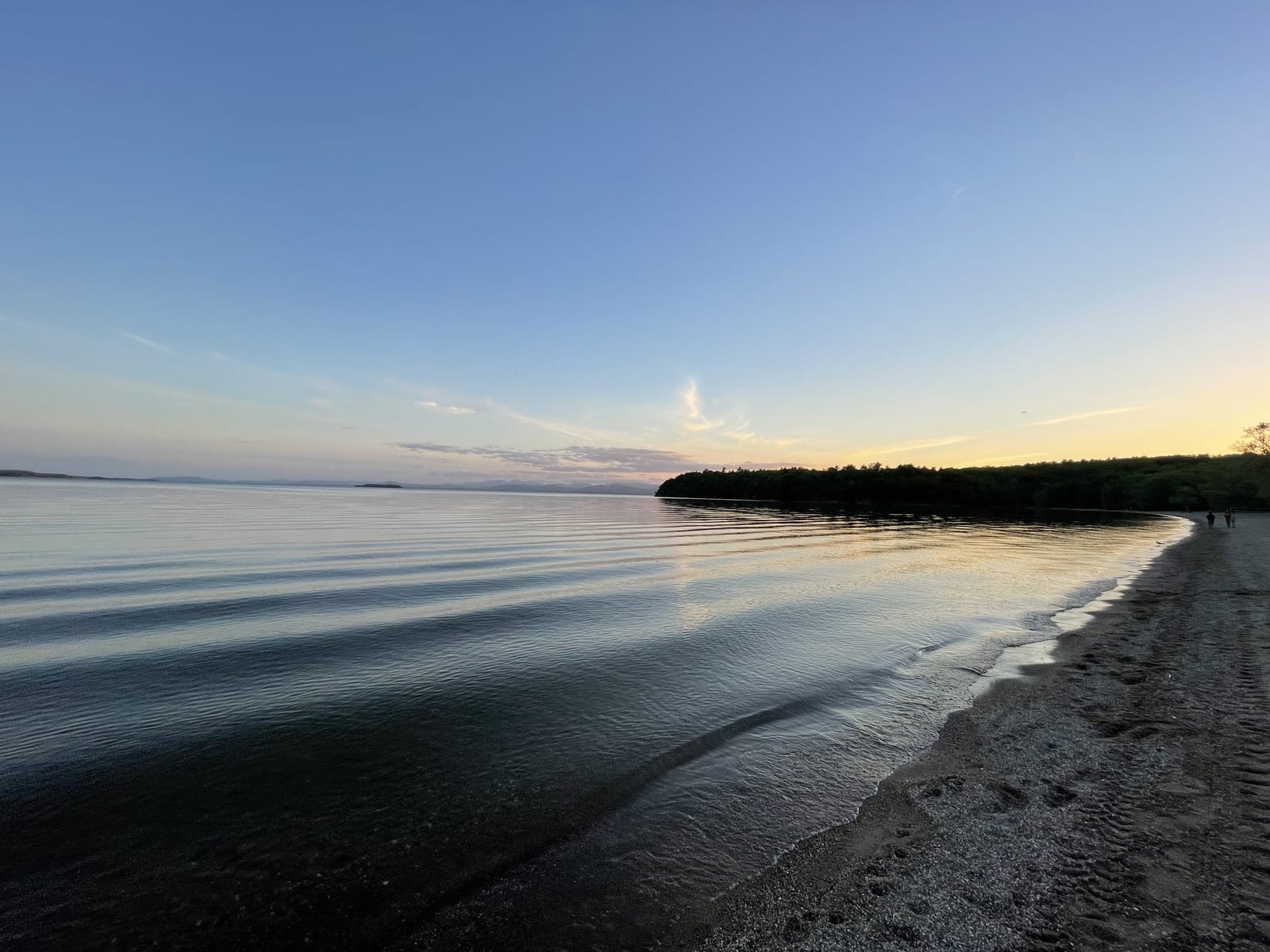 A photograph from the road